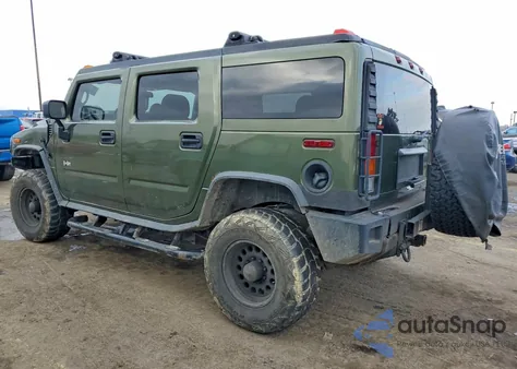 2004 Hummer H2 из США, поврежденный, VIN 5GRGN23U84H102789